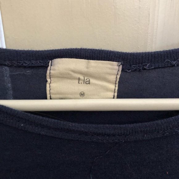 Anthropologie navy long sleeve - Picture 2 of 2